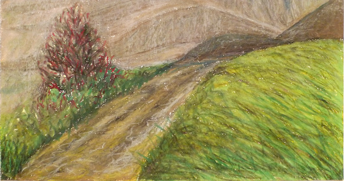 Landschaft mit Bergehalde