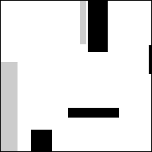 Komposition Schwarzweiss